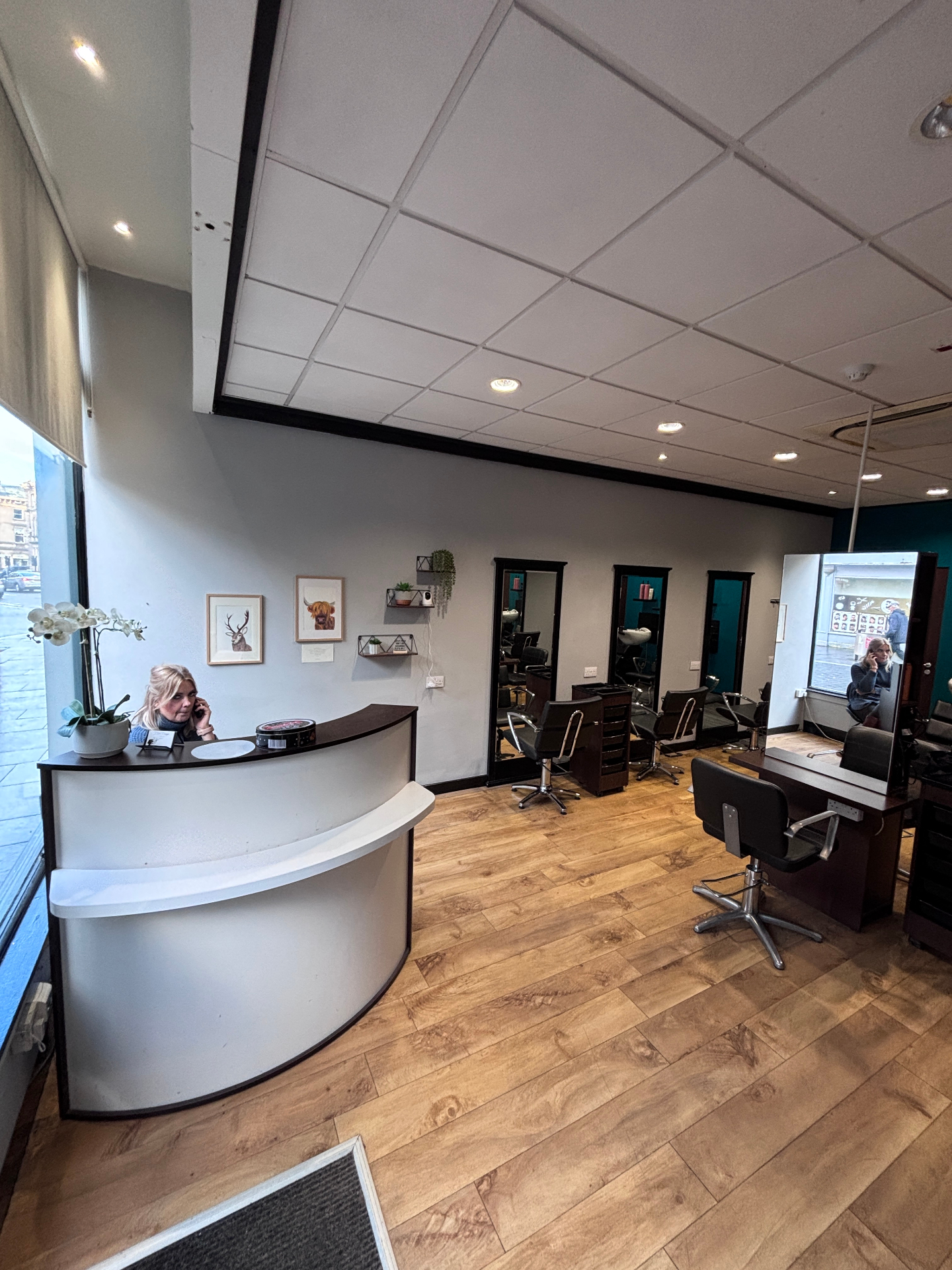 Entrance and reception at J.F.H Design